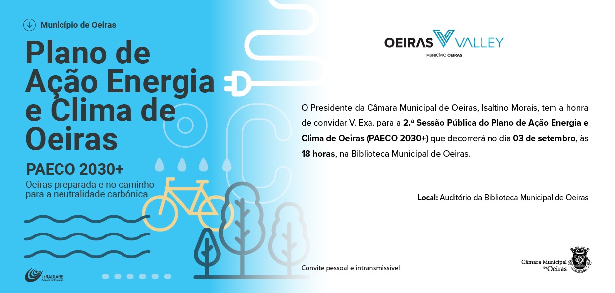 Convite Sessão Pública PAECO 2030+