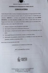 Convocatória Da Assembleia De Freguesia De Porto Salvo